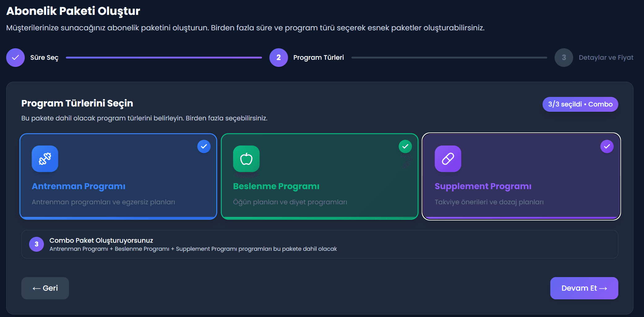 FitGelir abonelik yönetimi